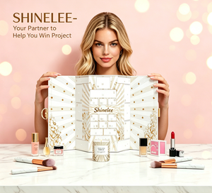 Boîte Cadeau d'Emballage Calendrier de l'Avent Beauté de Luxe Personnalisé pour Noël, Vente en Gros Usine, pour Cosmétiques, avec 24 Tiroirs - Product Image 1