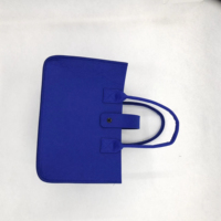 Sac de rangement tendance 2025 en feutre, sac fourre-tout avec logo personnalisable, grande capacité, sac à main en feutre