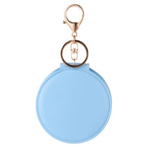 Custom LOGO Portable Folding Keychain Makeup <b>Mirror</b> Cross-Border PVC Leather <b>Small</b> <b>Mirror</b> for Promotional Gifts - Product Image 5
