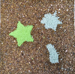 चमकदार चमक गहरे बजरी ड्राइववे फोटोल्यूमिनेसेंट पत्थर बगीचे के ड्राइववे चिंतनशील सामग्री के लिए प्रतिबिंबित करते हैं - Product Image 4