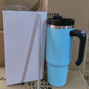20oz 30oz Stainless Steel Vacuum Insulated Outdoor Tumbler <b>Double</b> <b>Wall</b> Car <b>Cup</b> With Handle Straw - Product Image 5