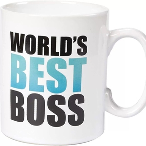 Tasse à café avec Dunder Mifflin The Office-World Best Boss 11 Oz Funny Ceramic Coffee/Tea/Cocoa Mug Unique Office Gift - Product Image 2