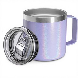 Borraccia Termica in Acciaio Inox a Doppia Parete da 12oz con Coperchio Scorrevole - Product Image 2