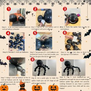 <span class=keywords><strong>Halloween</strong></span> bóng Garland Arch <span class=keywords><strong>Kit</strong></span> <span class=keywords><strong>Halloween</strong></span> lá nhện bóng bay <span class=keywords><strong>Halloween</strong></span> chủ đề bên nền Lớp Học trang trí - Product Image 6