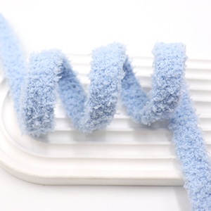 Tali sepatu berbulu datar 20mm kualitas tinggi tali sepatu Cozzy datar warna-warni Natal berbulu modis untuk sepatu kets - Product Image 3