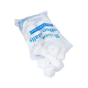 Batuffoli di cotone monouso 3g sterili sterili e non sterili batuffoli di cotone assorbente naturalmente morbido con il prezzo basso - Product Image 1