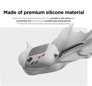 ฝาครอบหูฟังซิลิโคนพร้อมพวงกุญแจเกมคอนโซลเคส Gamepad กันฝุ่นสำหรับ <span class=keywords><strong>airpods</strong></span> 4อุปกรณ์เสริม - Product Image 3