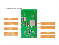 DMG80480C070-04W 7-Zoll-LCD-Modul 800*480 RS232/TTL HMI Kommerzieller Touchscreen-Bildschirm Smart UART TFT Display