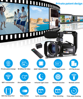 Sonida yüksek kalite 48MP dijital profesyonel Video kamera akışı için canlı youtube kamera DV 4k kamera Vloging kamera