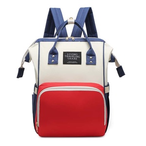 Water Resistant PU Backpack Light Gray Zipper Soft Handle Travel Casual Women's Wholesale - Product Image 4