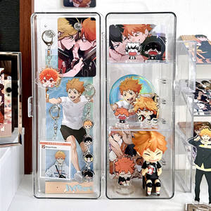 Vitrine Murale Mini en Acrylique Transparent pour Figurines Blind Box et Badges, avec Supports Magnétiques - Product Image 4