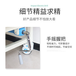 Wan Renkangyun Manual Nursing <b>Bed</b> Single Crank Stainless Steel Hospital <b>Bed</b> For Elderly Home Care - Product Image 4