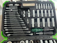 Ensemble d'outils à douilles professionnels de 216 pièces, finition nickel perlé, 72 dents, outils de réparation automobile et outils à main pour la maison avec étui portable