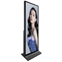 Écran tactile infrarouge de 55 pouces Double face Lcd Digital Signage pour la publicité Totem Digital Marketing