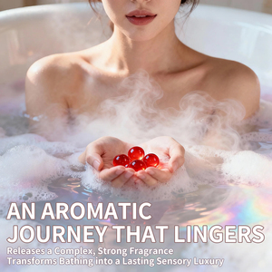 Bán Buôn Vòng Hình Hạt Tắm Trong Số Lượng Lớn Dâu Tây Hương Thơm Tắm Ngọc Trai Spa Thư Giãn Tăng Và Sữa Mùi Dầu Tắm Hạt - Product Image 4