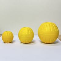 LY EVA – Nouvelle balle de sport écologique et simple pour chien, indestructible, pour le nettoyage des dents, résistante aux morsures, pour mâcheurs agressifs, interactive