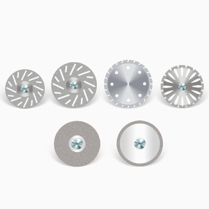 Disques abrasifs en zircone dentaire, polisseurs double face, disques de coupe diamantés, roue de 180 mm pour usage en laboratoire - Product Image 2