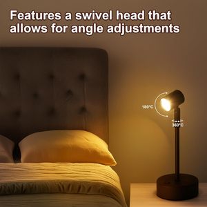 Wholesale USB Rechargeable 360 Degree Rotate Magnetic Wall Lamp Touch Control <b>LED</b> Mounted Reading <b>Light</b> for <b>Bedroom</b> - Product Image 5