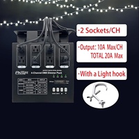Pack de gradateurs DMX512 programmables à 4 canaux PKnight avec sortie maximale de 20A |   Accessoires d'éclairage