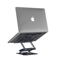 Nouveau design 2026 – Support d'ordinateur portable pliable 3 axes de style Mecha avec grande base ergonomique et support pour téléphone/tablette