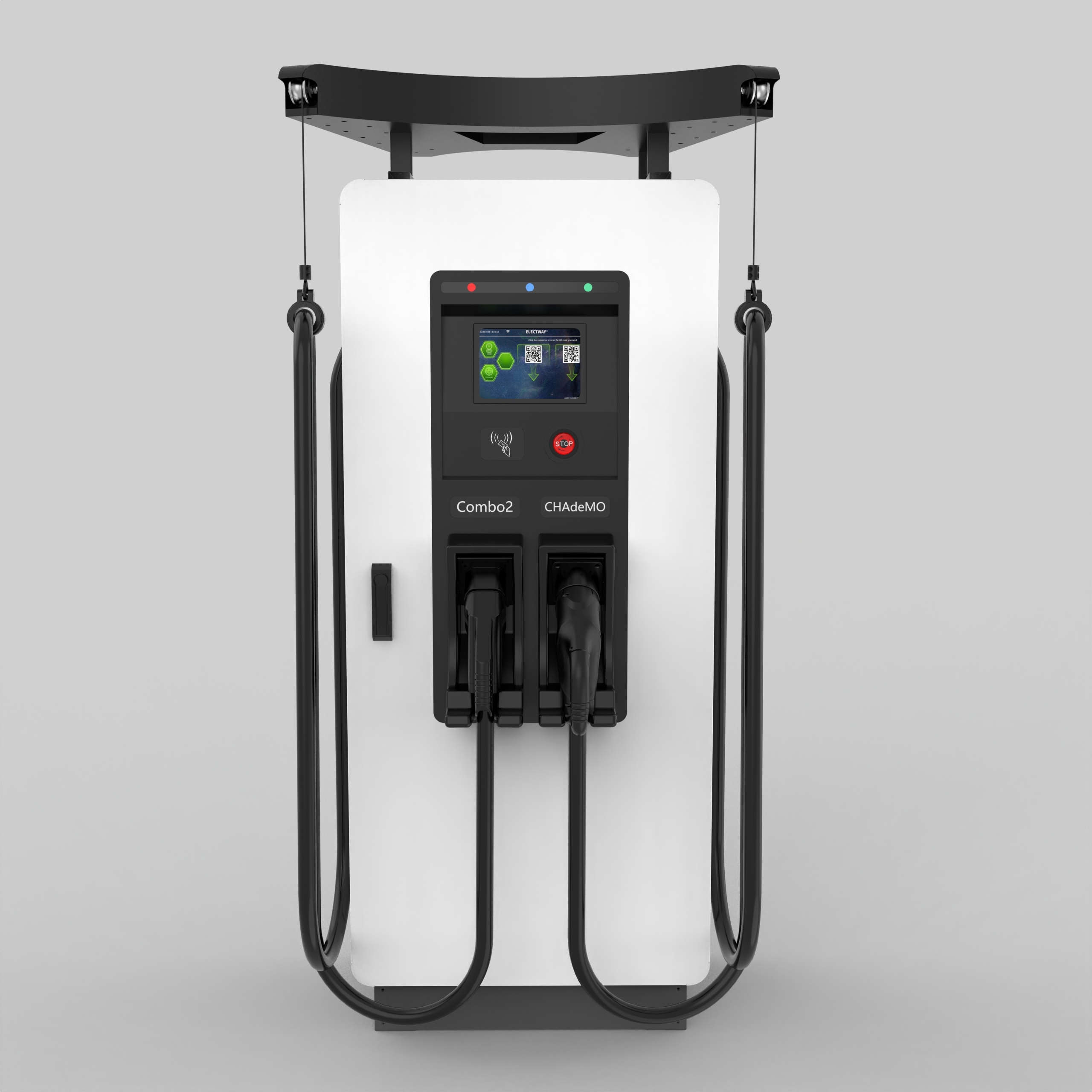 Dc Ev Charger Floor-Mounted 60kw 80kw 120kw 160kw Fast Ccs Gbt Charging Station Pile For Electric Car · image 4