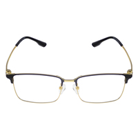 Monturas de Gafas Metálicas de Titanio IP, Estilo Retro Vintage, Color Negro y Dorado, Monturas Ópticas de Moda, Precio de Fábrica