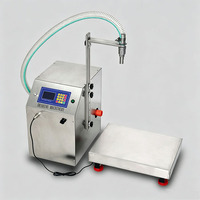 Machine de remplissage automatique de liquides à haut débit, plage de remplissage 50g~100kg, pour eau, crème, pâte, plastique
