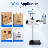 Impresora Industrial de Inyección de Tinta UV Piezoeléctrica Seiko 1020 360 DPI para Codificación y Marcado de Embalajes de Cartón Corrugado, Bolsas de Papel y Tableros de Madera
