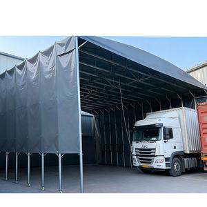 Toldo Plegable Eléctrico Móvil de PVC Impermeable para Carpa de Almacén Desplegable - Product Image 2