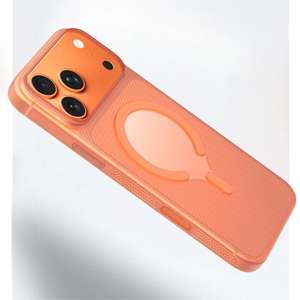 Funda para iPhone 17 Pro Max, ultrafina con textura ondulada, diseño diagonal, magnética, de cobertura total y anticaídas - Product Image 5