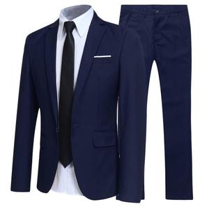 Costume deux pièces professionnel pour homme, pour le bureau, les mariages et les bals - Tenue formelle de cérémonie pour <span class=keywords><strong>gentleman</strong></span> - Product Image 1