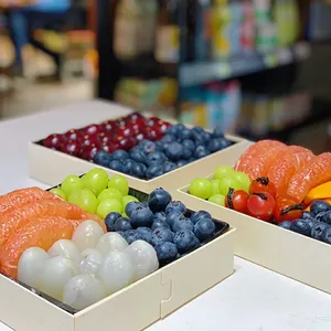 Caja de comida vegetariana Embalaje de alimentos ecológico Impresión personalizada Contenedor de alimentos Varias cajas de pasteles y pasteles