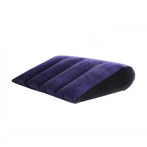 เบาะรองนั่งเป่าลมรูปสามเหลี่ยมพร้อมที่นวดขา ช่วยให้การพักผ่อนอย่างสบาย - Product Image 3