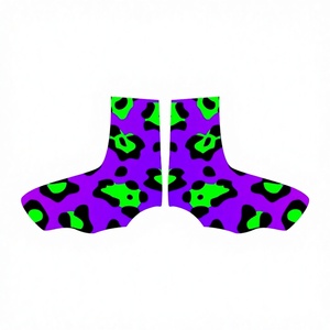 Protège-chaussures de football américain personnalisés PURE, sublimés, avec ruban rose pour la sensibilisation au cancer du sein, pour adultes, grandes tailles, respirants - Product Image 1