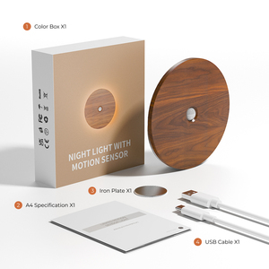 Lampada Notturna LED Ricaricabile Intelligente con Sensore <span class=keywords><strong>di</strong></span> Movimento, Decorazione per Camera da Letto, Armadio, Corridoio - Product Image 4