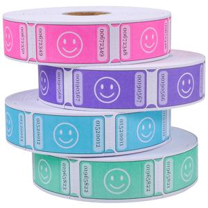 Biglietti della Lotteria 1\"x2\" in Rotolo, <span class=keywords><strong>1000</strong></span> Pezzi Ciascuno in 4 Colori Assortiti (4.000 Totali), Stampa su Carta e Cartoncino, Biglietti Sorriso - Product Image 6
