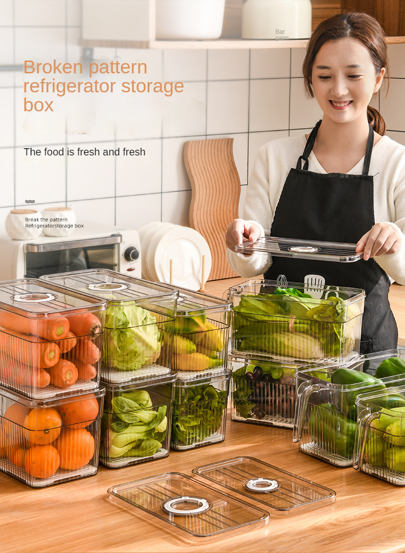 Multipurpose Fridge Storage Containers 1000 ml (PACK OF 6) – Busy Cart