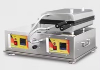 Machine à gaufres Lolly avec épaisseur réglable et revêtement antiadhésif, machine à gaufres aux œufs pour foires, festivals, parcs d'attractions