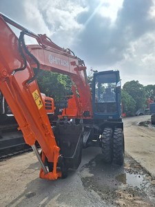 รถขุดล้อยางฮิตาชิ Ex100 มือสอง ผลิตในญี่ปุ่น รถขุดล้อยางฮิตาชิ Ex100 Ex100wd สำหรับขาย - Product Image 6