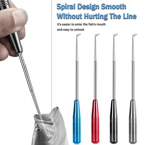 Cá móc Remover Công cụ 17cm thép không gỉ dài đạt disgorger cho dễ dàng và an toàn câu cá móc khai thác - Product Image 3