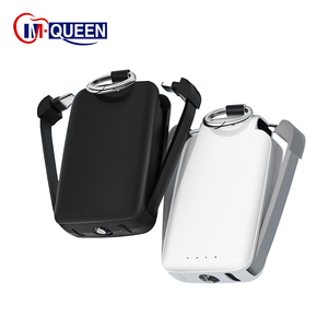 Cargador Portátil con Logotipo Personalizado, 2000mah 4000mah, Mini Power Bank con Cable, Batería Externa, Llavero con Banco de Energía para Teléfono y Reloj - Product Image 1