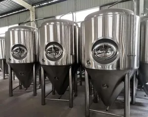 100L 500L 1000L 2000L 4000L 6000L 8000L personnalisé fermenteur conique en acier inoxydable équipement de fermentation