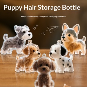 Eco-friendly Plastic Pet Decorations, Transparent Puppy Storage <b>Box</b>, Keychain Pendant, Hanging Ornament & Souvenir. - Product Image 4