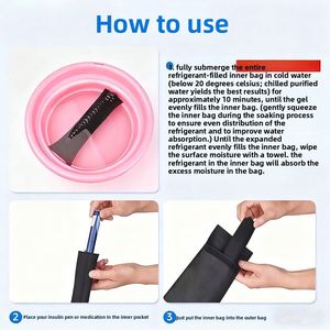 Wholesale New Technology Non Woven Insulated Waterproof <b>Cooler</b> Wallet for Insulin Pen Cooling - Product Image 6