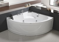 Baignoire SPA ovale moderne en acrylique de haute qualité, écologique, autoportante, avec massage et hydromassage, pour appartement et hôtel, garantie 3 ans