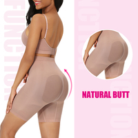 Hexin Shapewear pour Femme Verified Pro Enhancer, Pantalon Amincissant avec 4 Baleines en Acier, Effet Rehausseur de Fesses, Contrôle du Ventre et Soutien Mammaire Plus Si