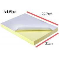 Étiquettes en papier autocollantes imperméables imprimées sur mesure, format A4, autocollants à code-barres pour téléphone portable, ordinateur, écouteurs - Imprimante laser/jet d'encre