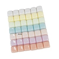 Macaron-Colored DIY Mechanical Cross-shaped Keycaps PC Material Macaron Candy Color Keycaps Keychain Toy