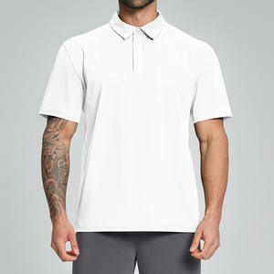 Camiseta de Golf Ecológica Reciclada para Hombre, Transpirable, de Secado Rápido, Manga Corta, Ropa Deportiva Informal, Logotipo Personalizado al por Mayor para Entrenamiento - Product Image 3