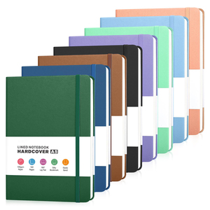 Cuaderno Personalizado con Logotipo, Promocional, A5, A6, A7, 100 Hojas, Cuaderno de Tapa Dura de Cuero PU con Banda Elástica - Product Image 1